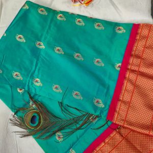 a paithani silk saree