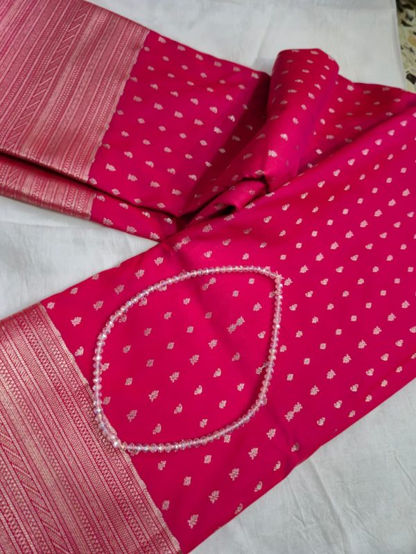 elegant-rani-pink-art-silk-saree